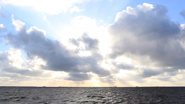 Dark Sea With Bright Sky Dark Sea With Bright Sky