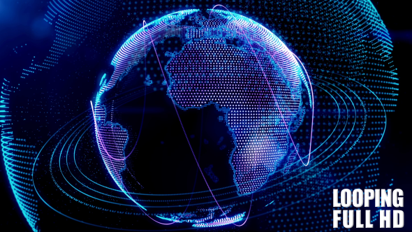 Cyber Earth Background Cyber Earth Background