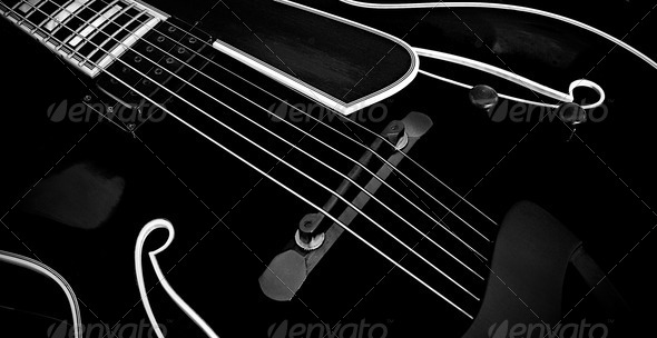 Black Archtop Jazz Guitar 02 Stock Photo by bmccarroll | PhotoDune