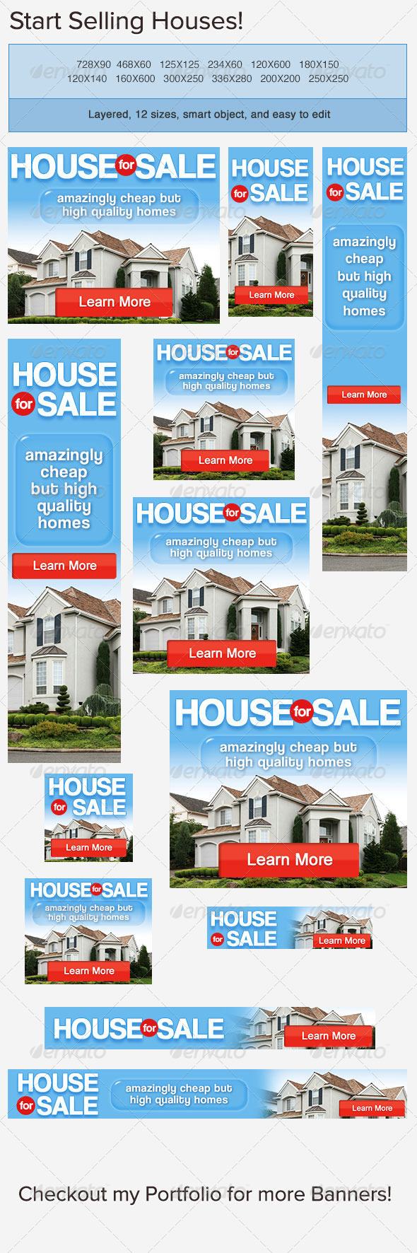 template adwords banner google & Sale Banner Ad Ads  PSD Elements Web Template House for Banners