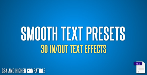 Smooth Text Presets