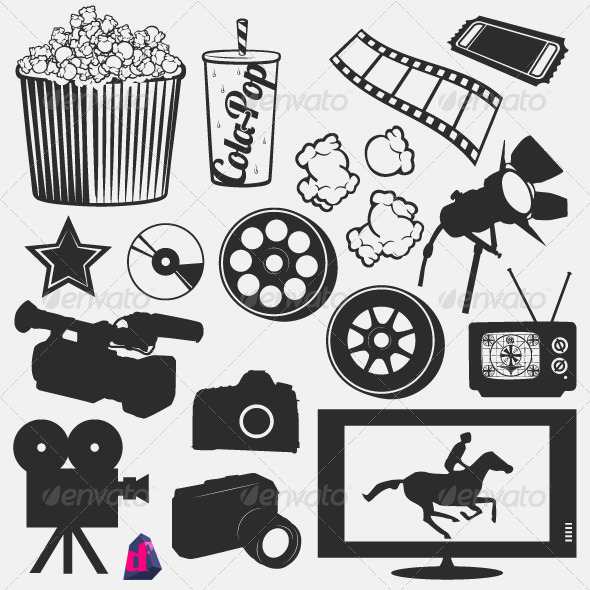 Movie Silhouettes | GraphicRiver