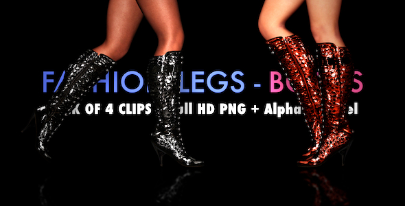 Fashion Legs Fancy Boots Pack of 4 Fashion Legs Fancy Boots Pack of 4
