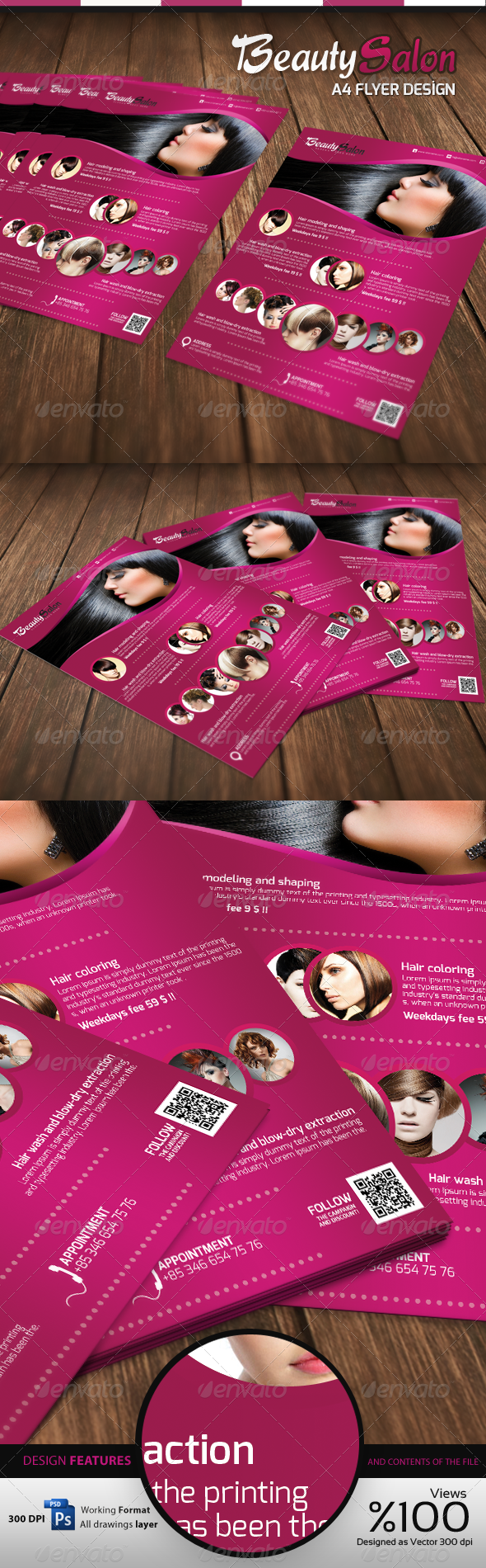 Beauty Salon - A4 Flyer