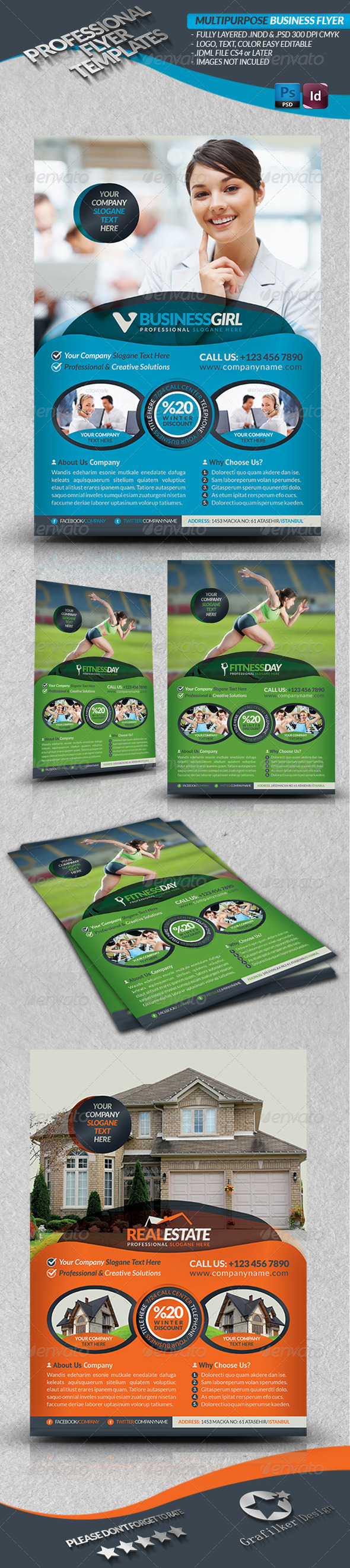 Multipurpose Business Template Flyer Multipurpose Business Template Flyer