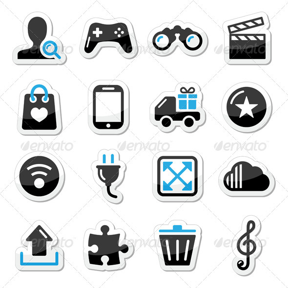 Web Internet Icons Set Vector Web Internet Icons Set Vector