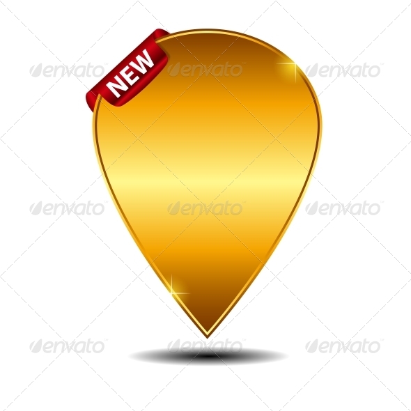 Vector Label with Red Ribbon Vector Label with Red Ribbon