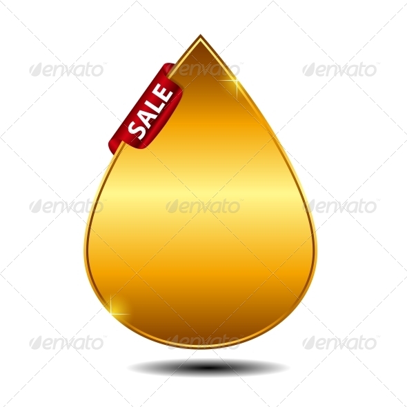 Vector Label with Red Ribbon Vector Label with Red Ribbon