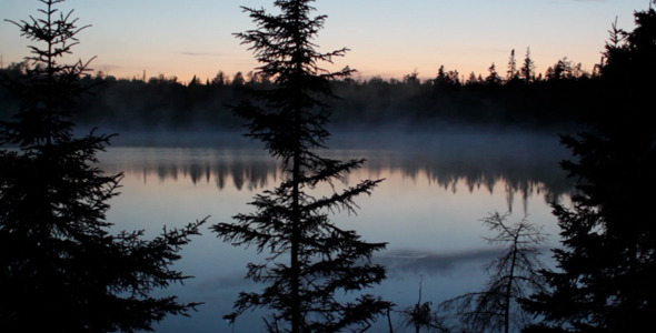 Lake Sunset In The Woods Lake Sunset In The Woods