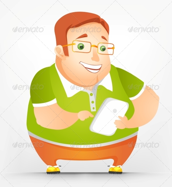 Cheerful Chubby Man Cheerful Chubby Man