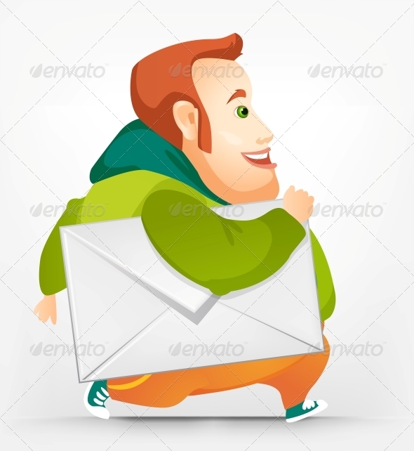Cheerful Chubby Man Cheerful Chubby Man