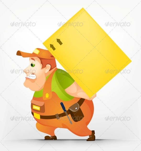 Cheerful Chubby Man Cheerful Chubby Man