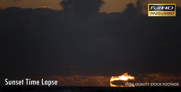 Sunset Time Lapse Sunset Time Lapse