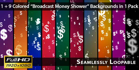 Broadcast Money Shower Pack 01 Broadcast Money Shower Pack 01