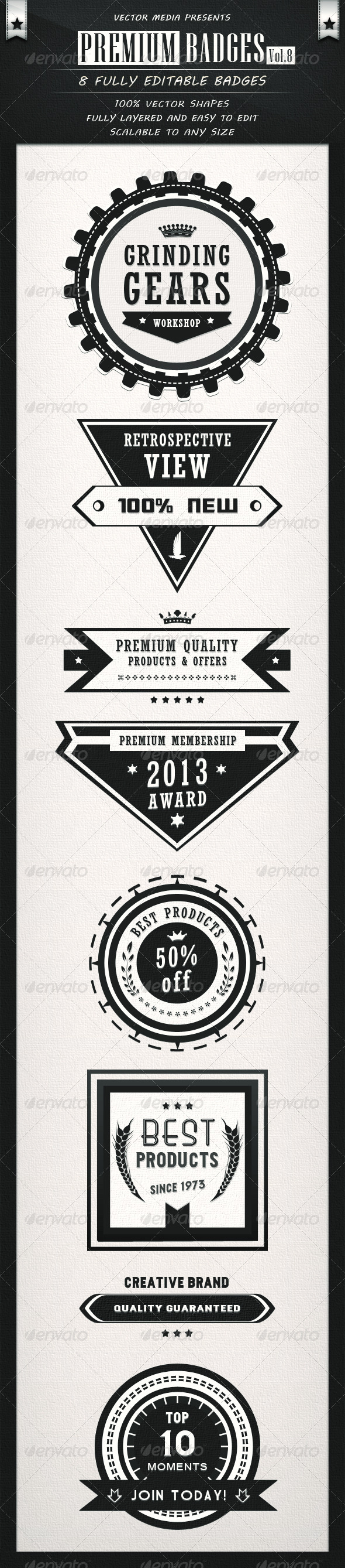Premium Badges Vol.8 Premium Badges Vol.8