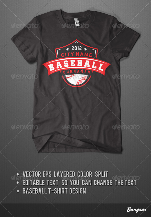 Baseball T-Shirt | GraphicRiver