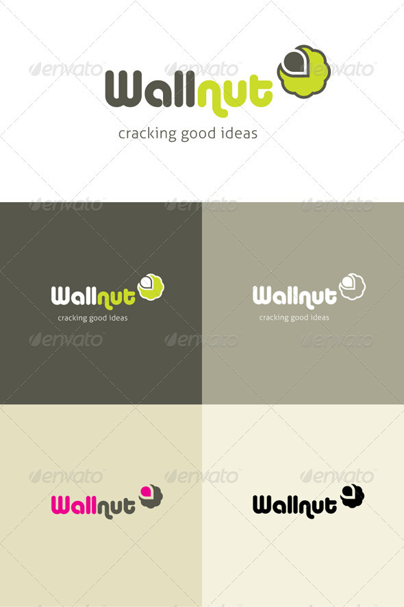 Wallnut A cracking little creative logo Wallnut A cracking little creative logo