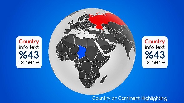 Real World Map Country Highlighter Real World Map Country Highlighter