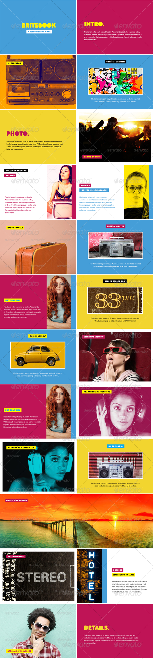 Britebook Photo Album or Folio Template Britebook Photo Album or Folio Template