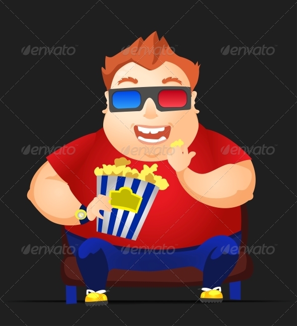 Cheerful Chubby Man Cheerful Chubby Man