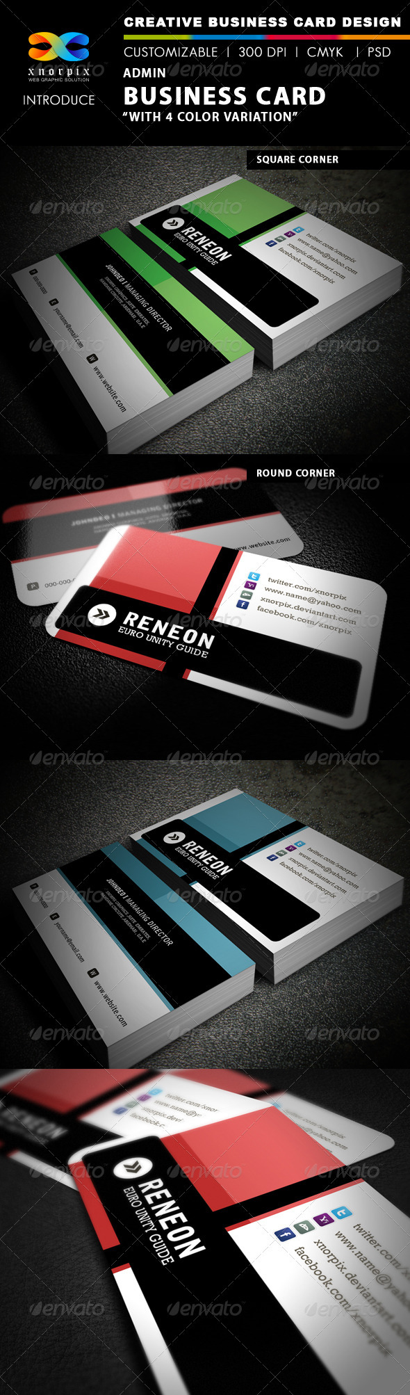 Admin Business Card Admin Business Card
