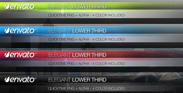 Elegant Lower Third Elegant Lower Third