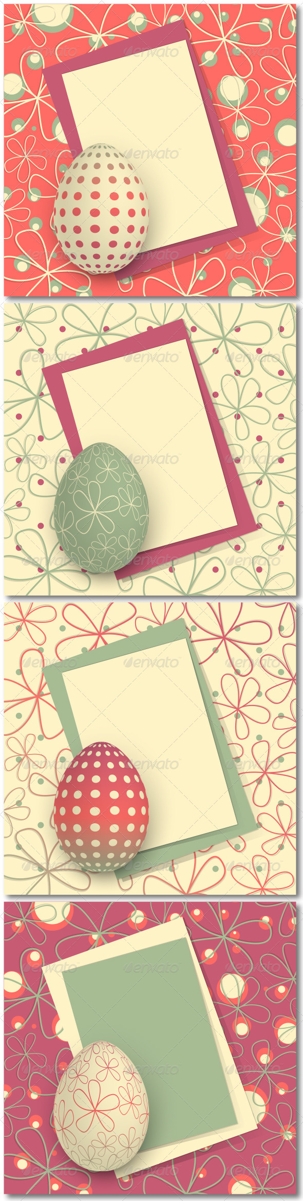 Four Easter Cards Four Easter Cards