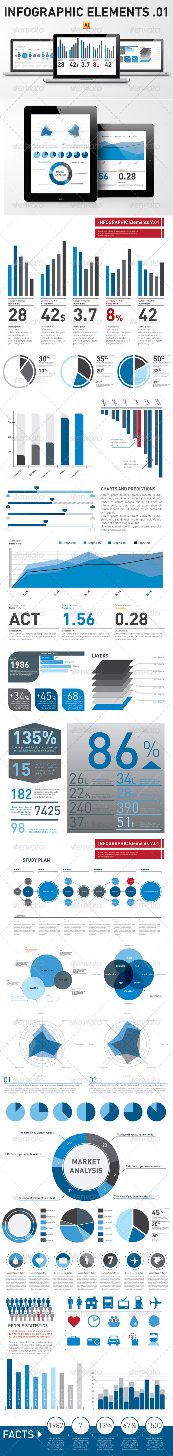 Infographic Elements Template Pack 01