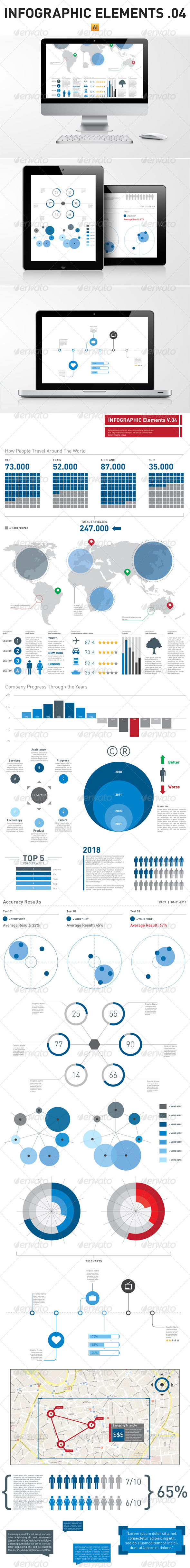 Infographic Elements Template Pack 04