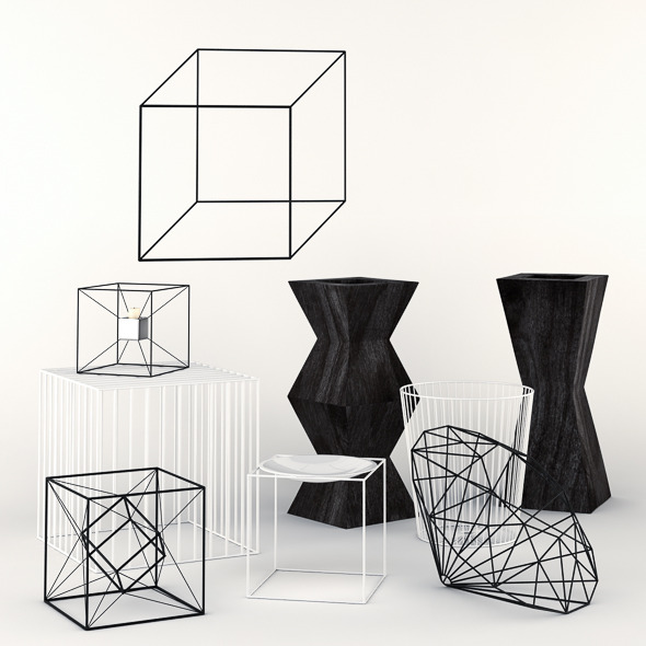 Geometric Decorations Set Geometric Decorations Set