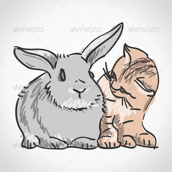 Cat and Rabbit Cat and Rabbit