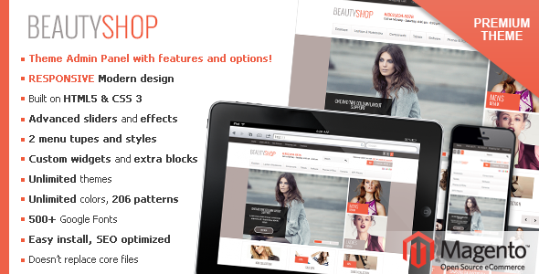 BeautyShop - Responsive Magento theme!