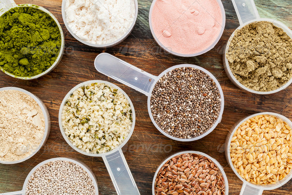 scoops of superfood - Stock Photo - Images