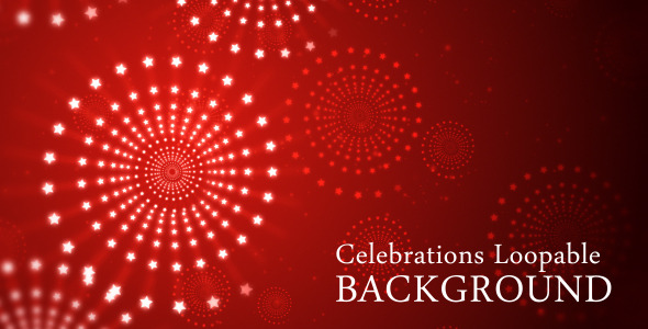 Celebrations Loopable Background Stars Celebrations Loopable Background Stars
