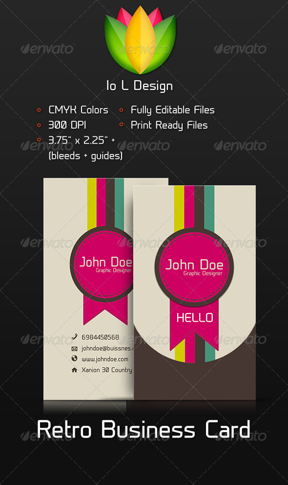 Retro Business Card Retro Business Card