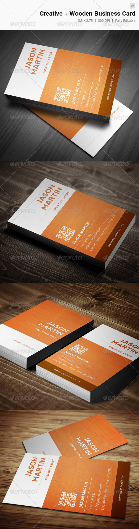 Creative Wooden Business Card - 06 - Creative Business Cards