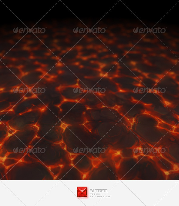 Lava Texture Tile 01 - 3DOcean Item for Sale