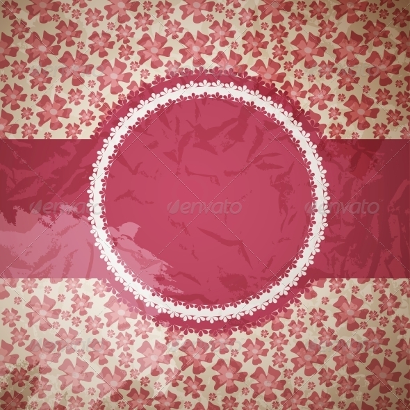 INVITATION CARD ON FLORAL BACKGROUND INVITATION CARD ON FLORAL BACKGROUND