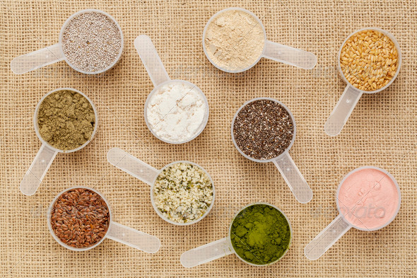 scoops of superfood - Stock Photo - Images