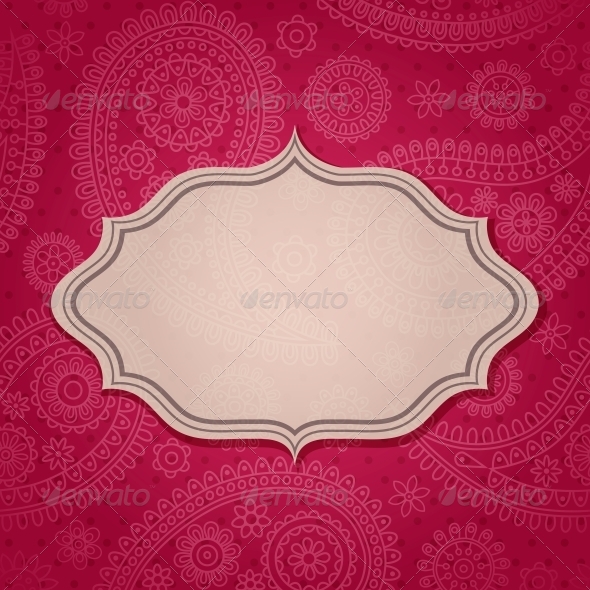 Frame in the Indian Style Frame in the Indian Style