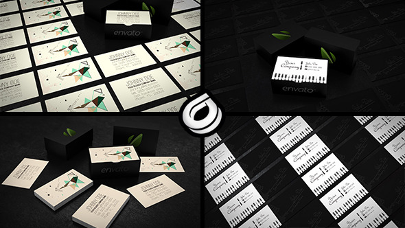 Business Card Animated Mockup Business Card Animated Mockup