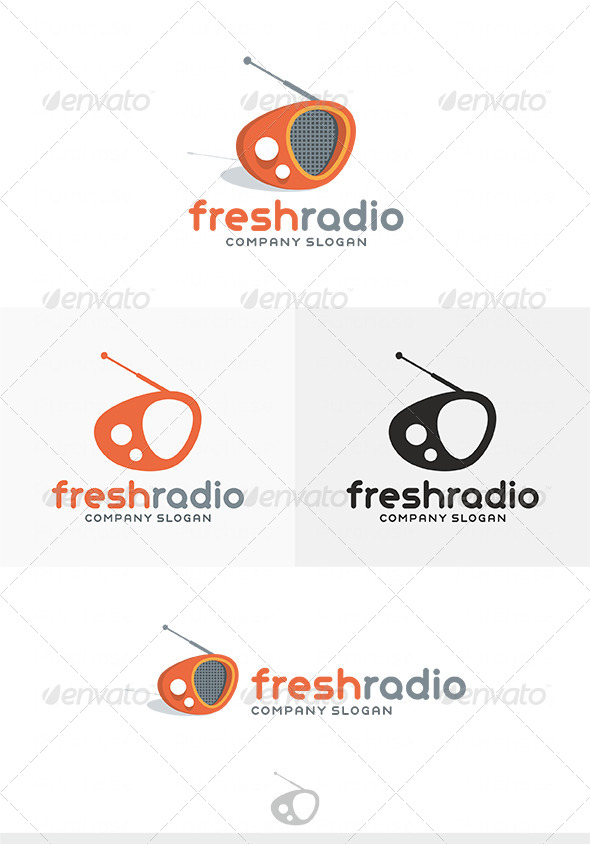 Fresh Radio Logo - Objects Logo Templates