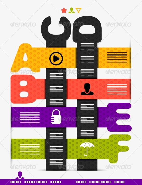 Letter Steps Banners Infographics Letter Steps Banners Infographics