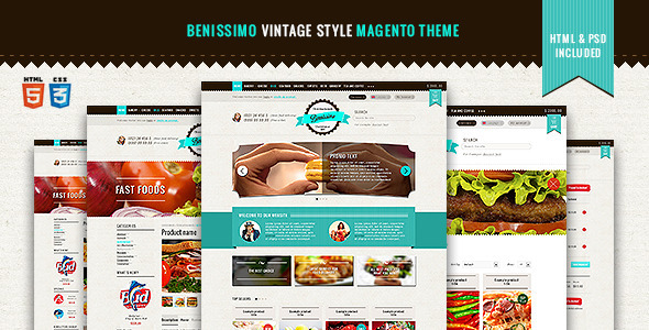 Benissimo -- Vintage Style Magento Theme