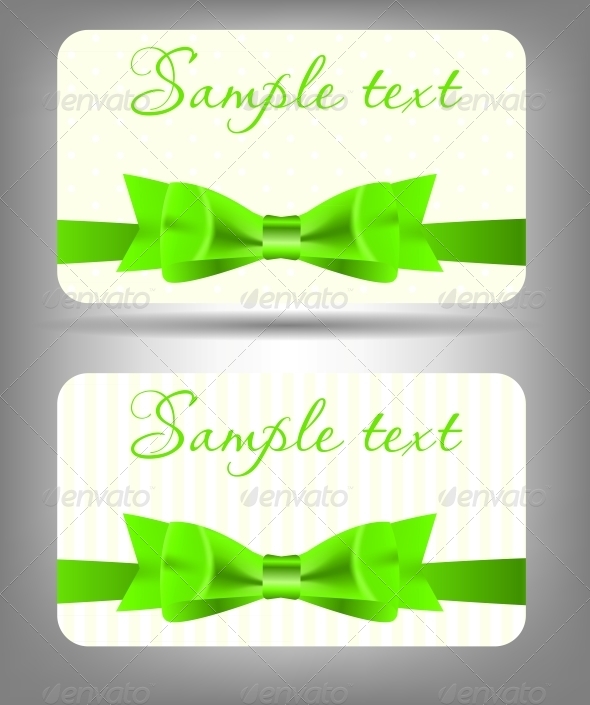 Card with Bow and Ribbon Card with Bow and Ribbon
