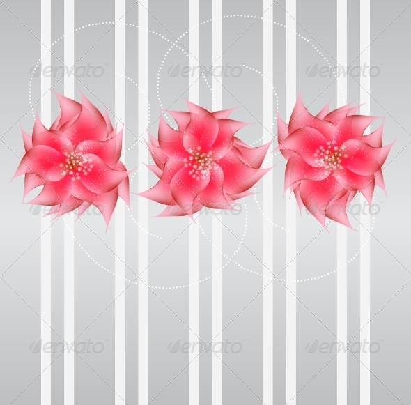 Romantic Flower vector Background Romantic Flower vector Background