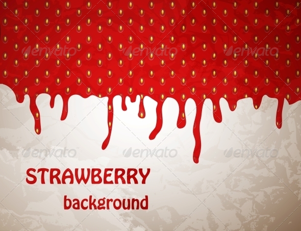 Fresh Strawberry Background Vector Illustration Fresh Strawberry Background Vector Illustration