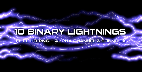 Binary Lightning Pack of 10 Binary Lightning Pack of 10