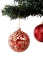 Photo Of Christmas Balls Hanging On Branch 