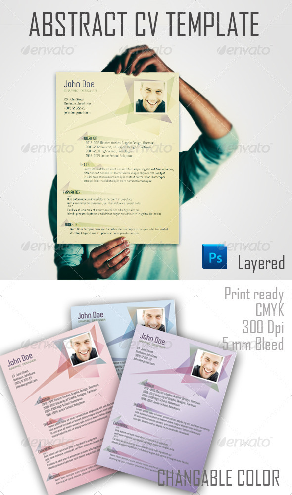 Abstract CV Template